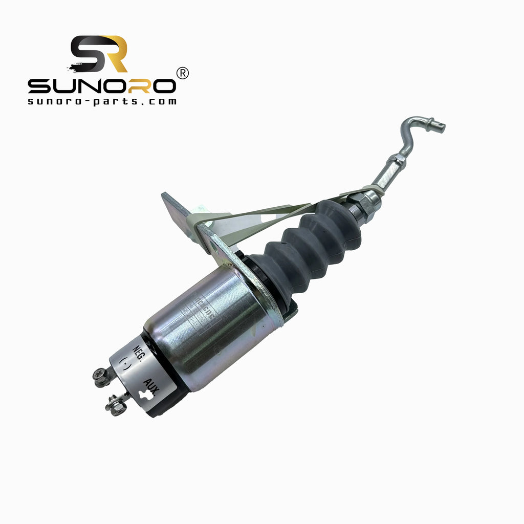 SUNORO New Fuel Shut Off Solenoid 24V SA-3765-24 Shutoff Solenoid 24V Stop Solenoid SA-3765-24 for  Engine
