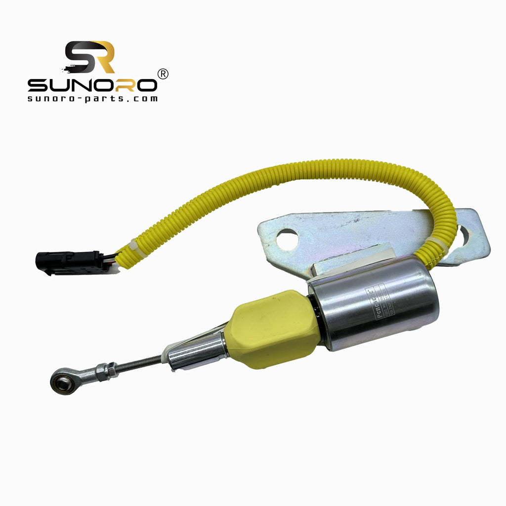 SUNORO R210-5 Parts Shut off Solenoid Valve 24V R210-5 3991625 Stop Solenoid Valve 3991625 Fuel Shut-off Solenoid Valve