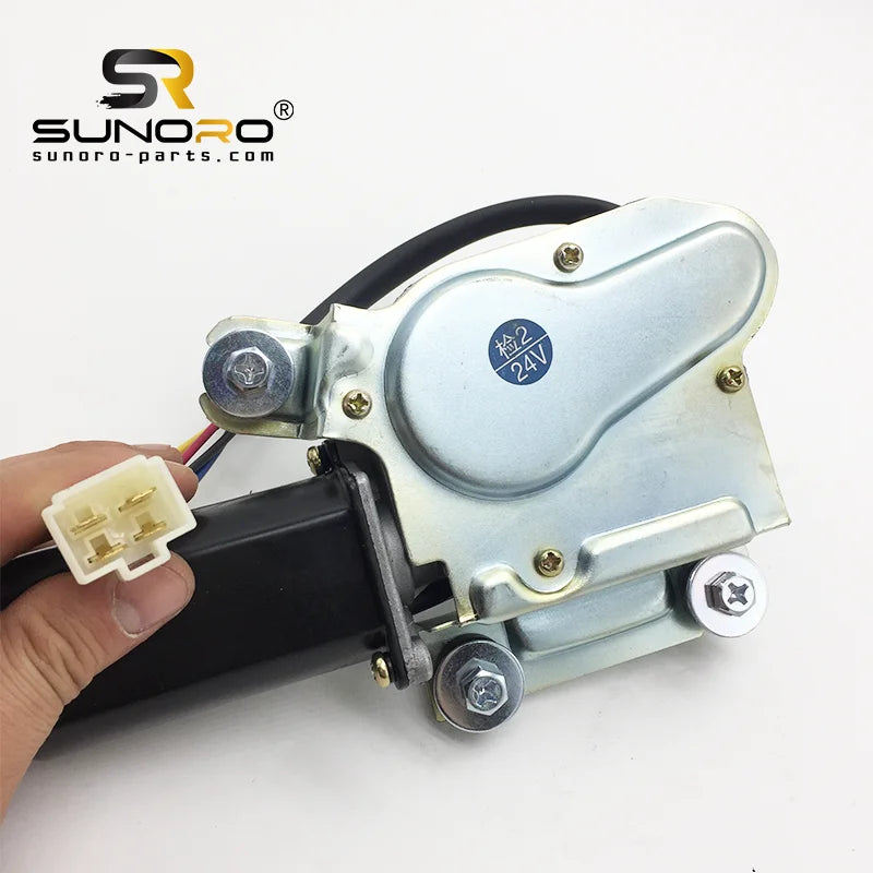 High Quality 8491000834 Wiper Motor Assembly 24V for SK120 HD700 Excavator Part 8491000834