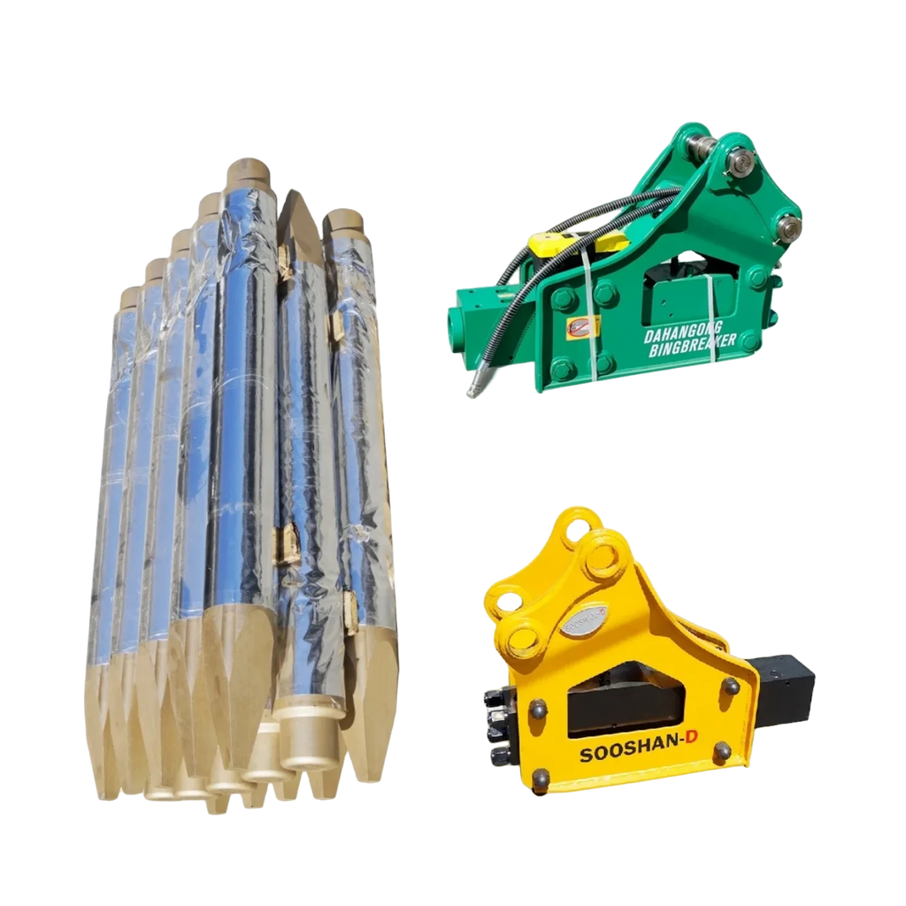 Factory Customized 20 Ton Box Crushing Hydraulic Excavator Hammer for Kamatsu PC 15R Excavator 330 Jcb Backhoe