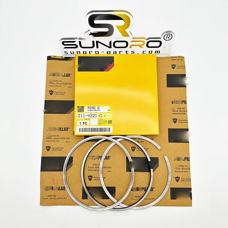 Excavator Piston Rings 211-4321 E3306 3304 Engine Parts Piston Rings 2114321 Excavator E330