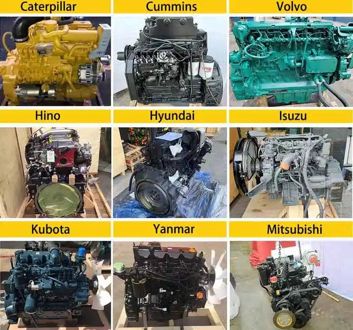 High Quality Engine 3066 3116 3304 3306 3406 3408 C7 C13 C15 C18 325c Machinery Engine Assembly for Caterpillar Excavator