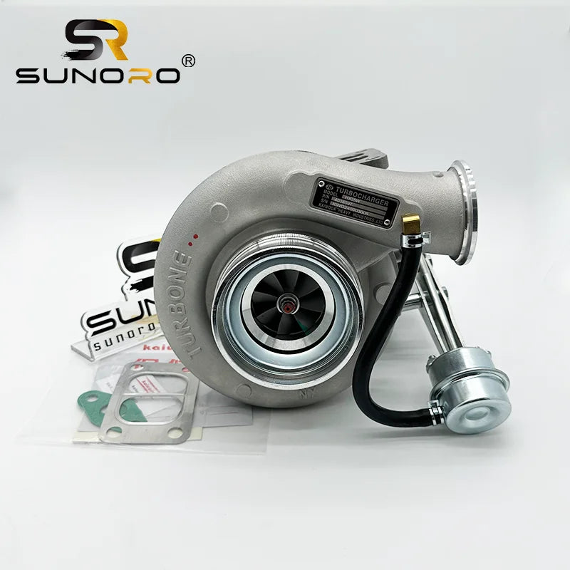 Turbocharger HX35W 2834798 4038597 for Excavator Compatible 6BT 6BTA 5.9L 6D107 Engine 6D107 Engine Construction Machinery Parts