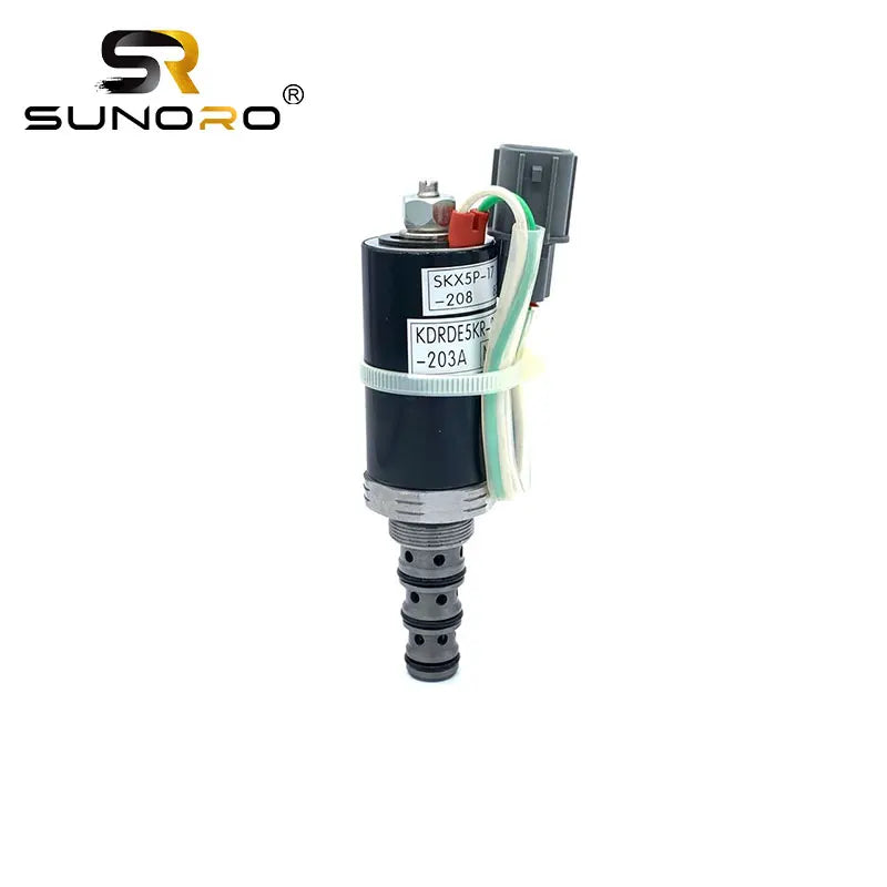 SUNORO Pressure Transmission Solenoid Valve YN35V00005F2 KWE5K-20/G24Y12A Rotating Brake for Kobelco Excavator SK200-2 SK200-5