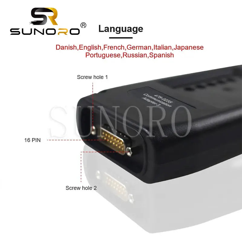 SUNORO ET4 Communication Adapter Diagnostic Tool 275-5121 538-5051 Detection Scanner 478-0235 317-7485+laptops