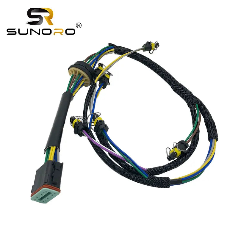 SUNORO Excavator Standard Size E324D E325D E329D E323D C7 Nozzle Harness Engine Injector Harness 222-5917 for Excavator