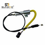 SUNORO High Quality Excavator Parts 11N6-66090 24V Shutoff Flameout 11N6-66090 Stop Solenoid Valve Suitable for R215-9