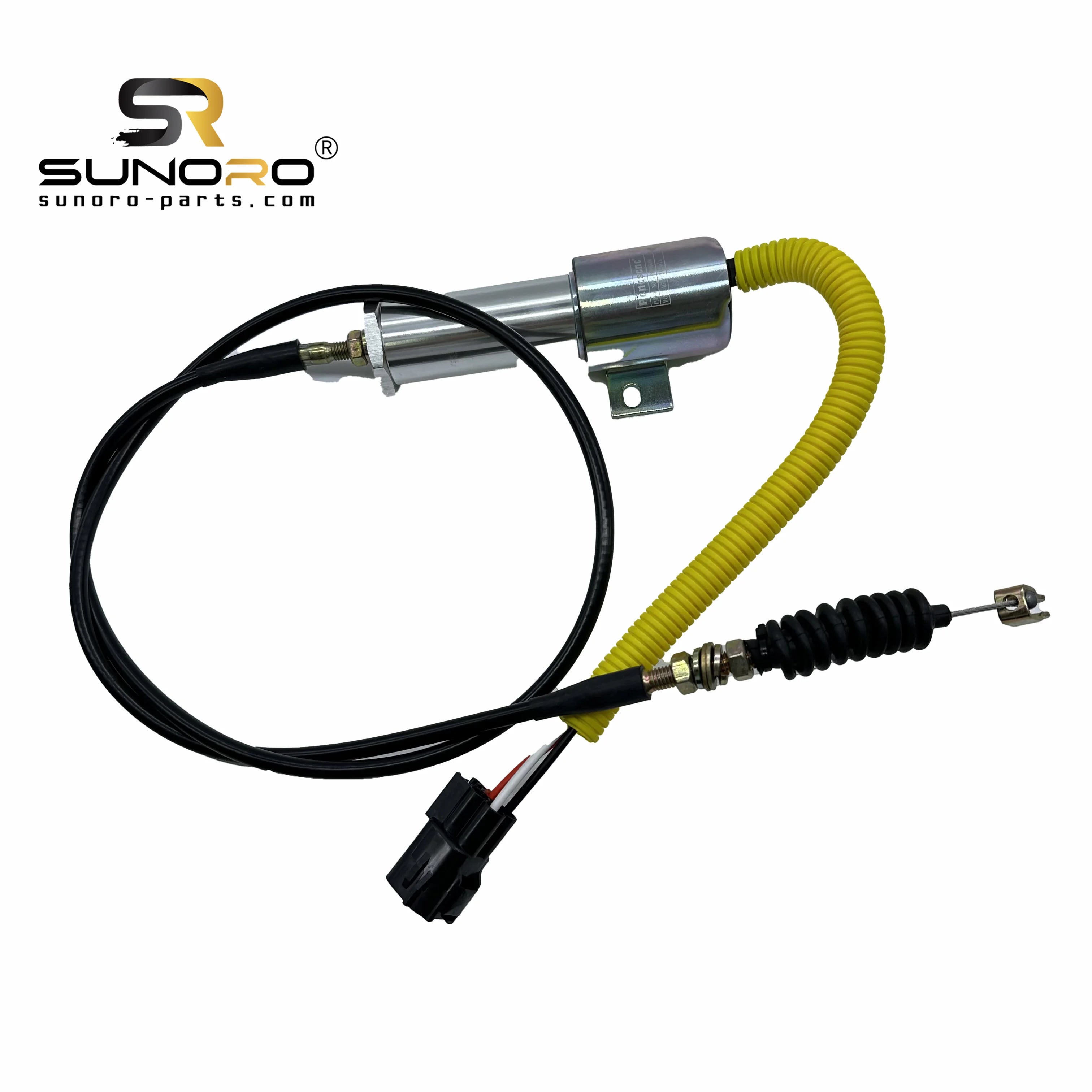 SUNORO High Quality Excavator Parts 11N6-66090 24V Shutoff Flameout 11N6-66090 Stop Solenoid Valve Suitable for R215-9