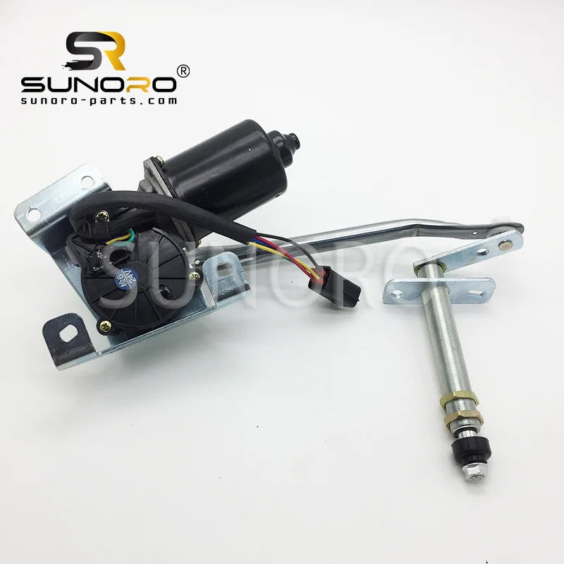 For Sany SY55 65 Wiper Arm and SY75-8 SY135-8 Wiper Motor Assembly for Excavator Construction Machinery Parts