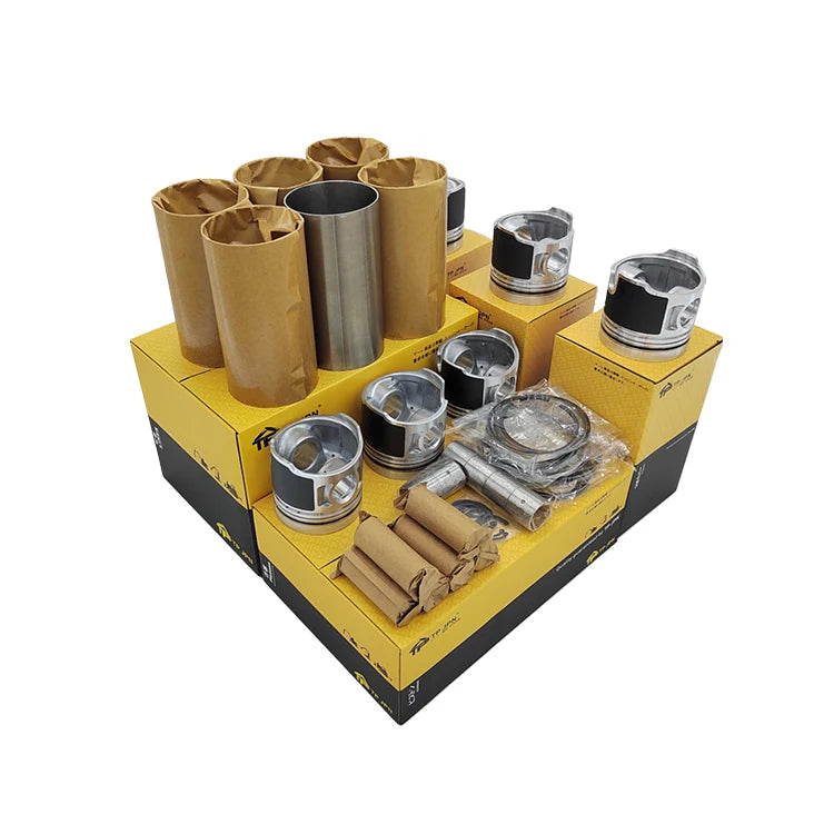 E320C Engine Rebuild Kit Piston Ring Liner Bearing and Gasket Set for CAT 3066 Mitsubishi S6K S6KT Complete Overhauling Kit