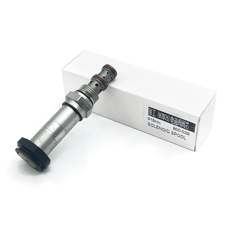 SUNORO Factory Price Excavators Electric Spare Parts Hydraulic Solenoid Valve Spool Core for XCMG H2D26 19mm