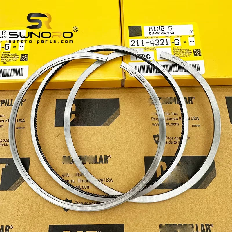 Excavator Piston Rings 211-4321 E3306 3304 Engine Parts Piston Rings 2114321 Excavator E330