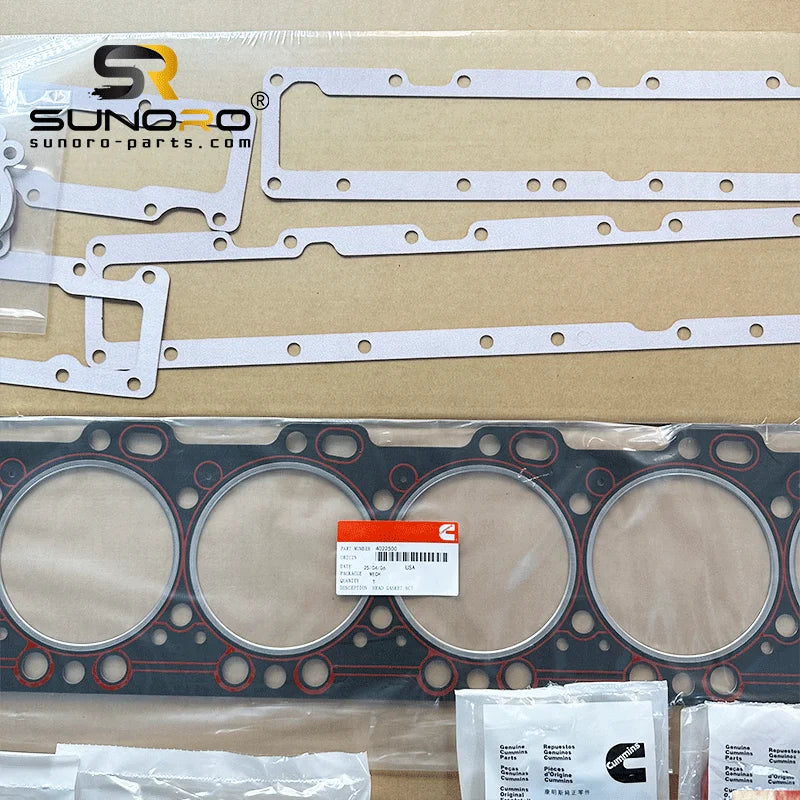 6CT 6D114 Full Gasket Kit 6743-K1-1101 6743-K2-1101 4025271 4022500 3037537 3800558 for Cummins Engine Parts