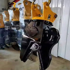 Mounted Hydraulic Rebar Cutter Shear 40t/45t Excavator Shear Demolition Scrap bar Cutting Excavator