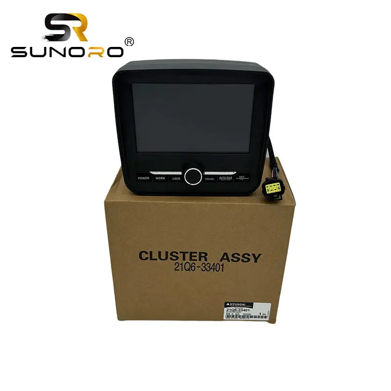 Excavator Parts Monitor Cluster Gauge Panel 21Q6-33400 21Q6-33401 for Hyundai R140LC-9A R220-9S R-9 21Q633400 21Q633401