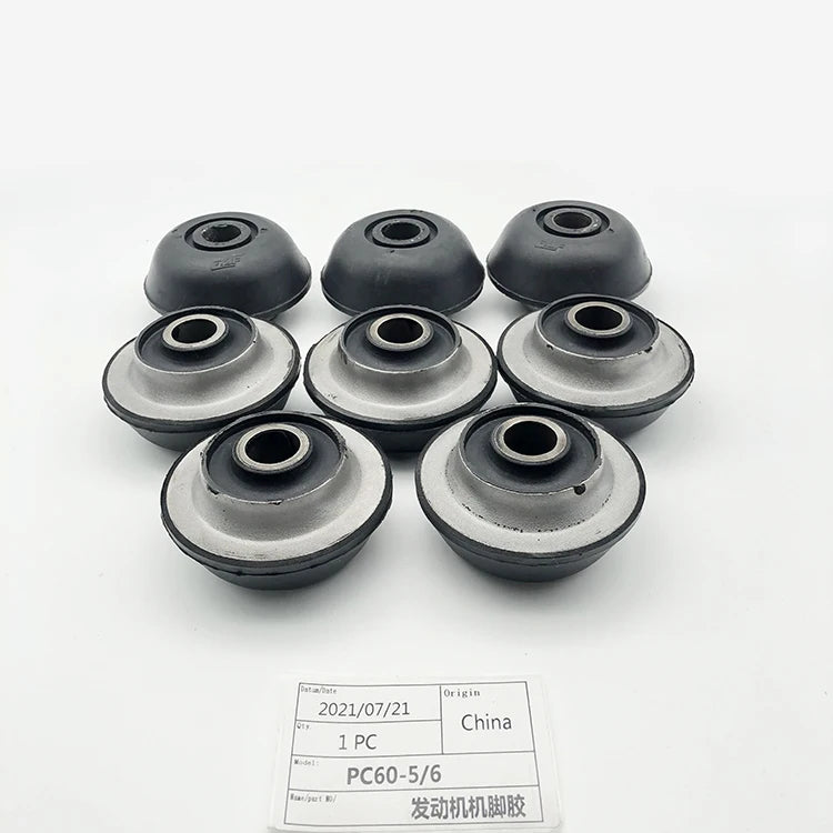 Hot Sale Engine Mounting Engine Systems Parts Mounting Rubber Cushion Feet Bumper for PC60-5-6 Excavator Part