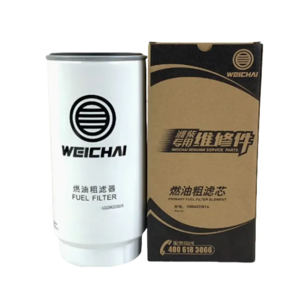 Spot Goods Fuel Filter 1000424916 612630080088 612600081294 1000422381 1000495963 for WEICHAI WD615 Diesel Engine Spare Parts