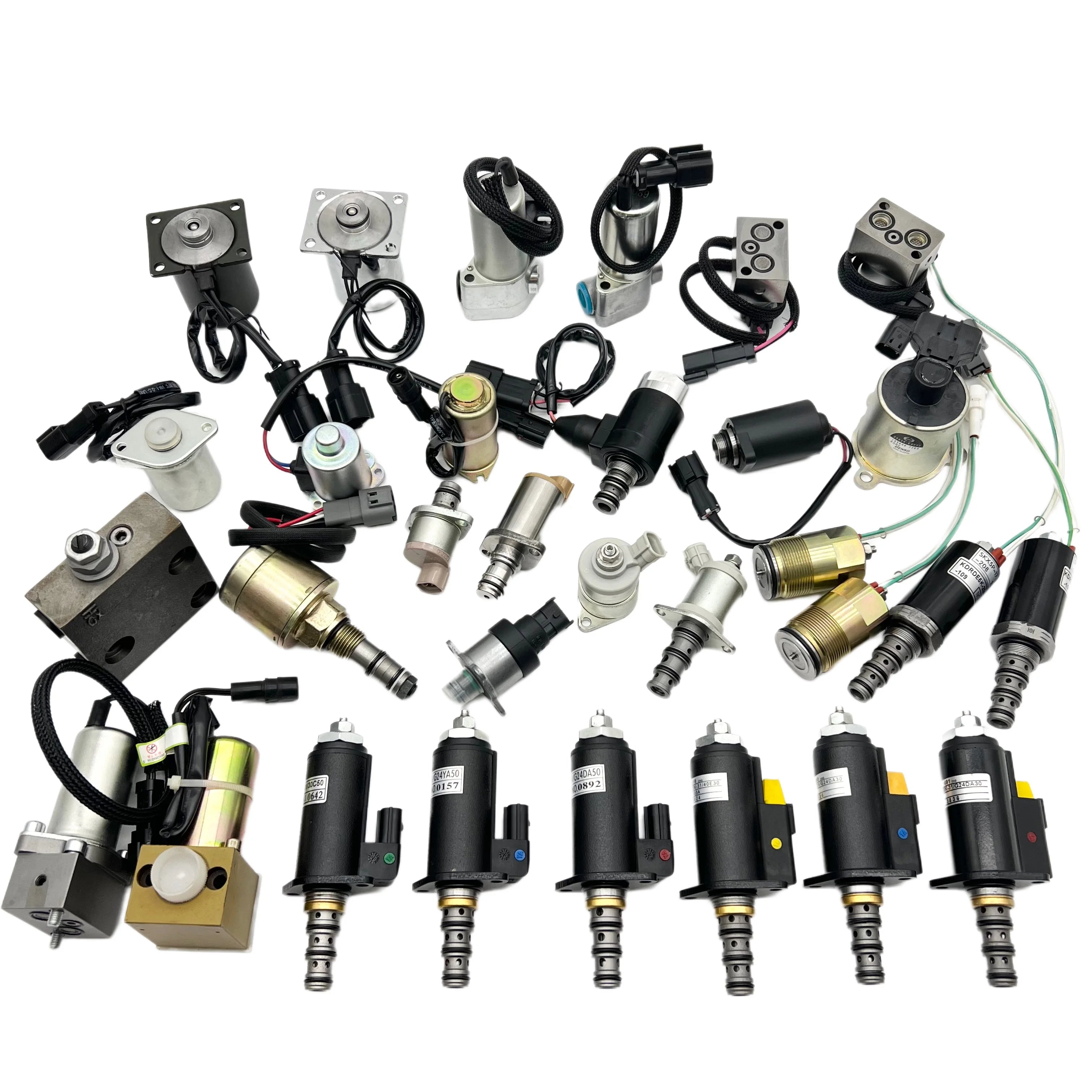 122-5053 Hydraulic Pump Solenoid Valve 20R-5615 1225053 for E325C 322C Excavator Main Pump Engine Parts