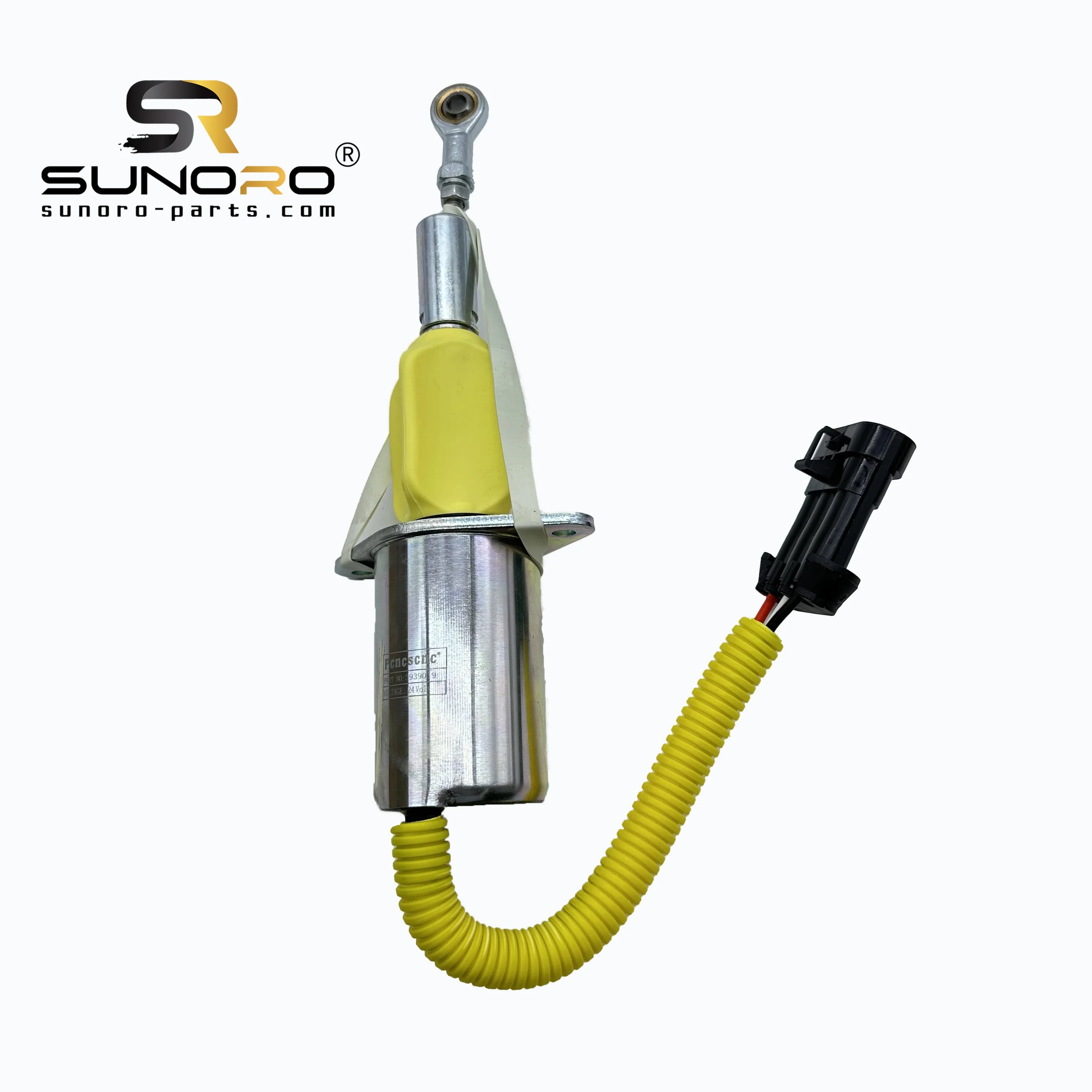SUNORO High Quality 393-9019 3939019 Diesel Engine Parts Fuel Pump Stop Solenoid 24V for Excavator R335-9