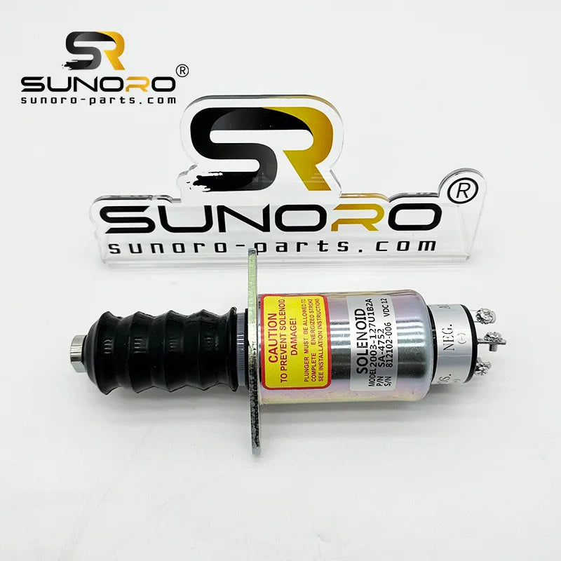 SA-4752-12 Fuel Shut-off Solenoid Valve 12S7U1B2A Compatible with Woodward 2003 Deutz 05712910 Bomag BW190AD-4