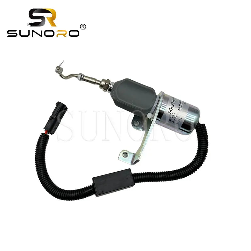 Replacement 24V Shutoff Solenoid 4942879 D59-002-01A 5254169 5295567 5295568 5301701 5304951 5346207 for Cum-mins 6CT 8.3C