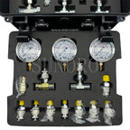 Excavator Parts Universal Digital Pressure Gauge 3 Gauge Testing Tool Digital Hydraulic Pressure Gauge Testing Kit