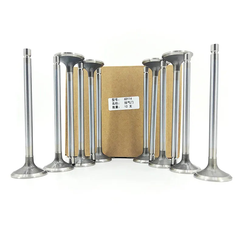 SUNORO Excavator Parts Komatsu 6D114 Engine Intake Exhaust Valve 6745-41-4160 6745-41-4150 6745-41-4140