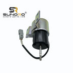 SUNORO High Quality Excavator Spare Parts Engine 0250-12E2LS1 Stop Solenoid Valve 12V 0250-12E2LS1 Fuel Shutoff Solenoid Valve