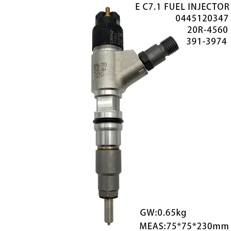 SUNORO E320D2 Original Fuel Injector 0445120348 0445120347 for C7.1 Engine Nozzle 391-3974 3913974  371-3974
