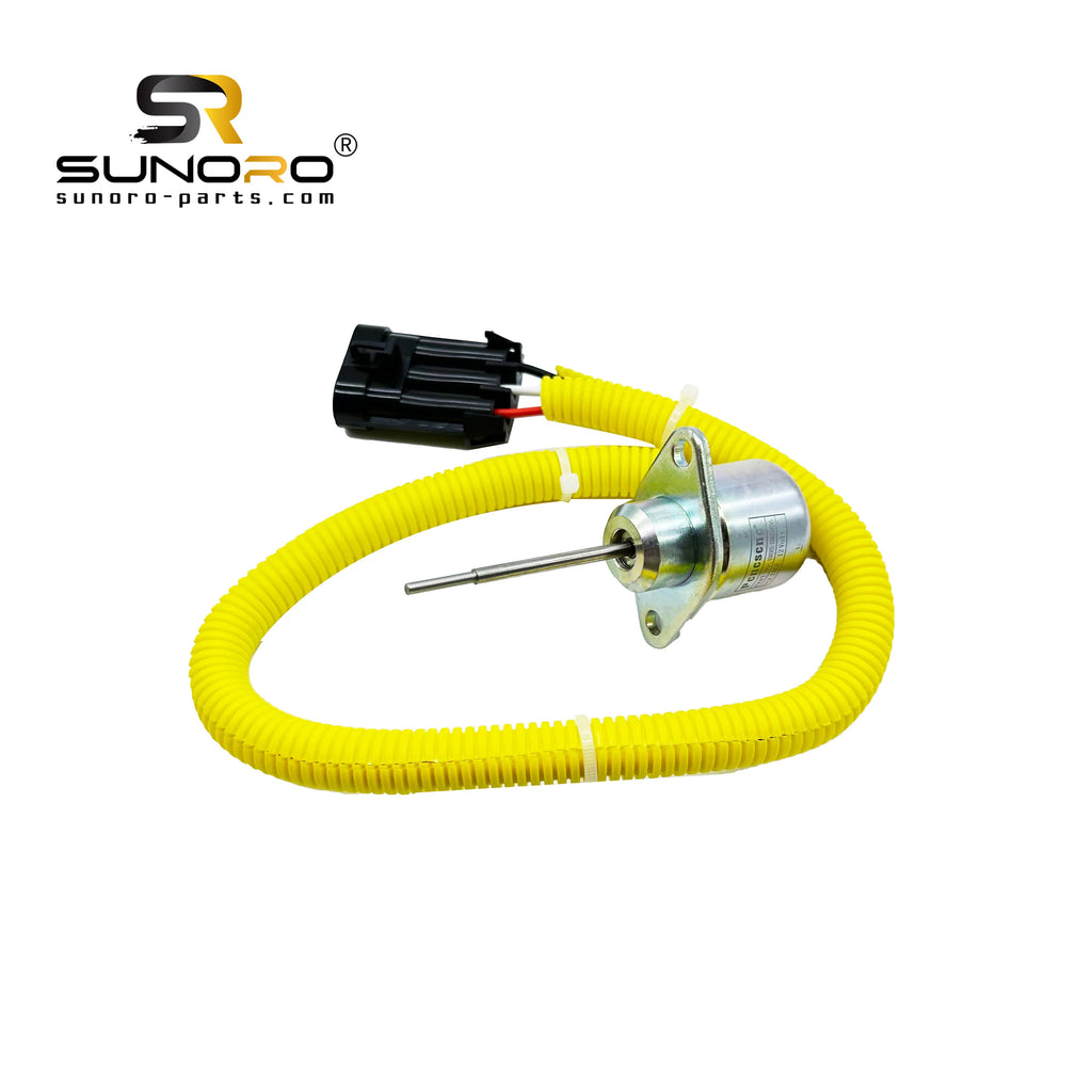SUNORO Engine 1503ES 12A5SUC9S Flame Out Solenoid Valve 1503ES-12A5SUC9S Fuel Stop Valve 12V for Ku-bota