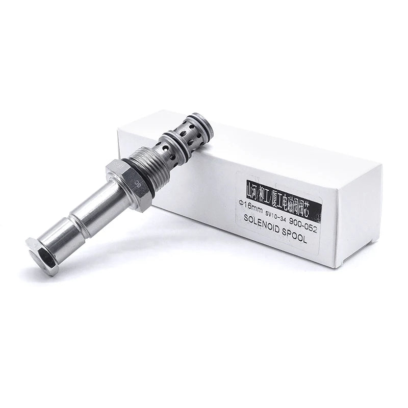 SUNORO Factory Price Excavators Electric Spare Parts Hydraulic Solenoid Valve Spool SV10-34 for SUNWARD/Liugong /XGMA 16mm