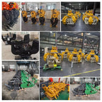 OEM Factory Price Excavator Attachments Log Grab Demolition Steel Scrap Grapple Hydraulic Rotating Wood Rock Stone Grapple