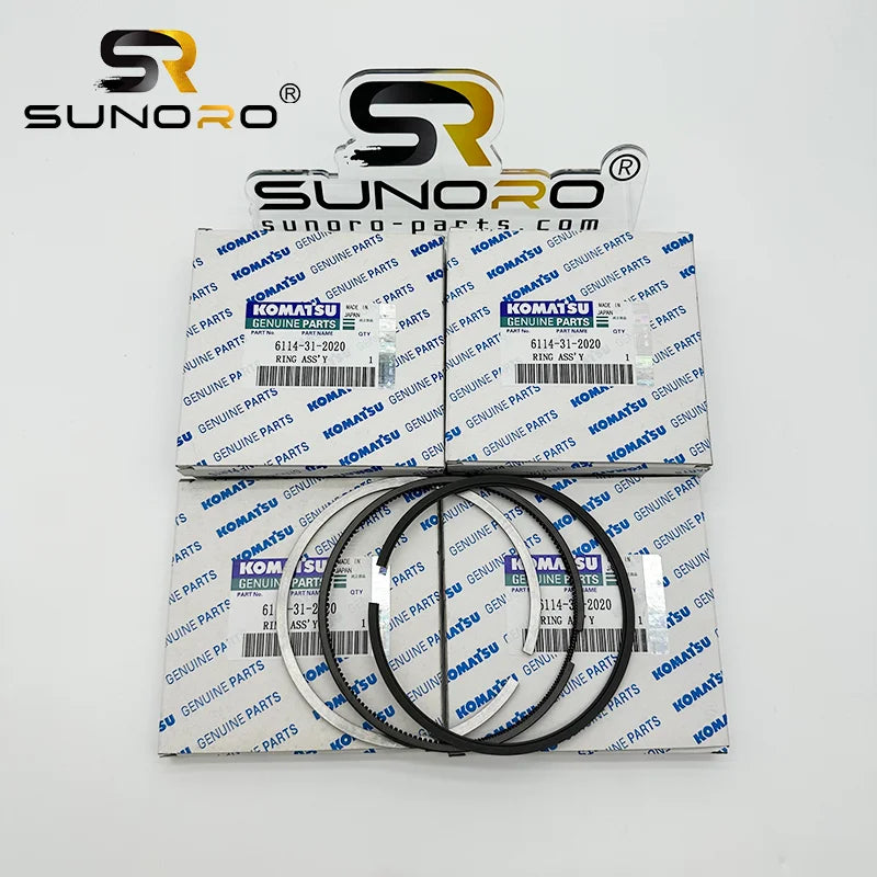 Machinery Engine Piston Ring 6745-31-2010 4089644 for Excavator PC300-7EO PC360-7EO PC300-8 Engine SAA6D114E-3 QSC8.3