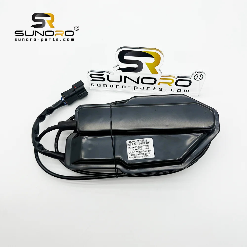 600-815-7650 600-815-7660 Motor Stop Wheel Loader Engine Stop Motor PC WR09-246 24V PC400-7 WA380 WA470-3 Flameout Motor