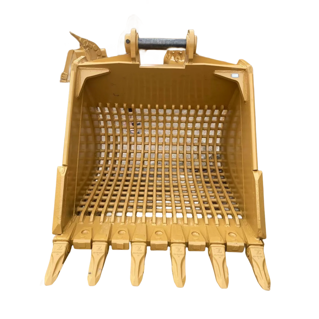 Excavator Skeleton Bucket Sift Rock Vibrating Screen Bucket Excavator Grid Sieve Bucket Rock Skeleton