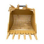 Excavator Skeleton Bucket Sift Rock Vibrating Screen Bucket Excavator Grid Sieve Bucket Rock Skeleton