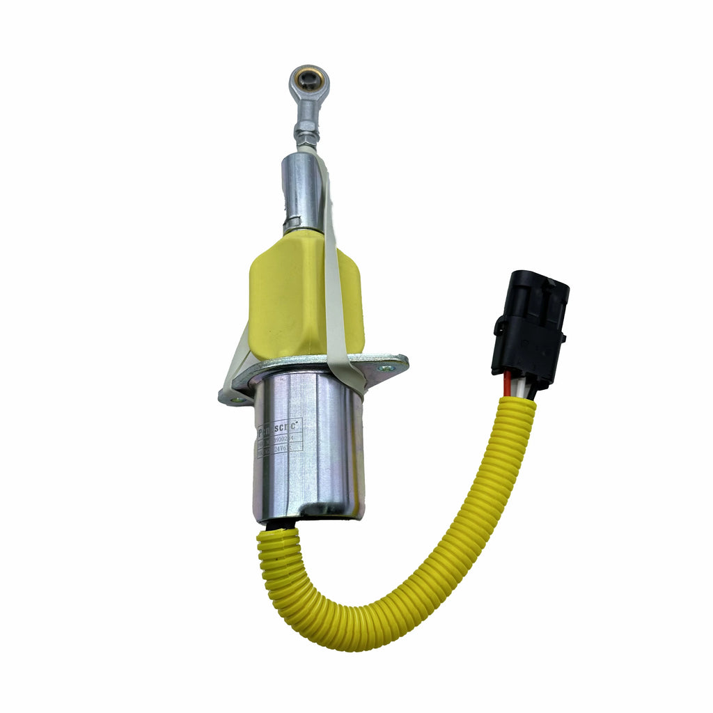 SUNORO High Quality Stop Valve 24v 3930234 Flameout Solenoid Valve 3930234 24V Fuel Shut Off Solenoid Suitable for R305-7 Engine