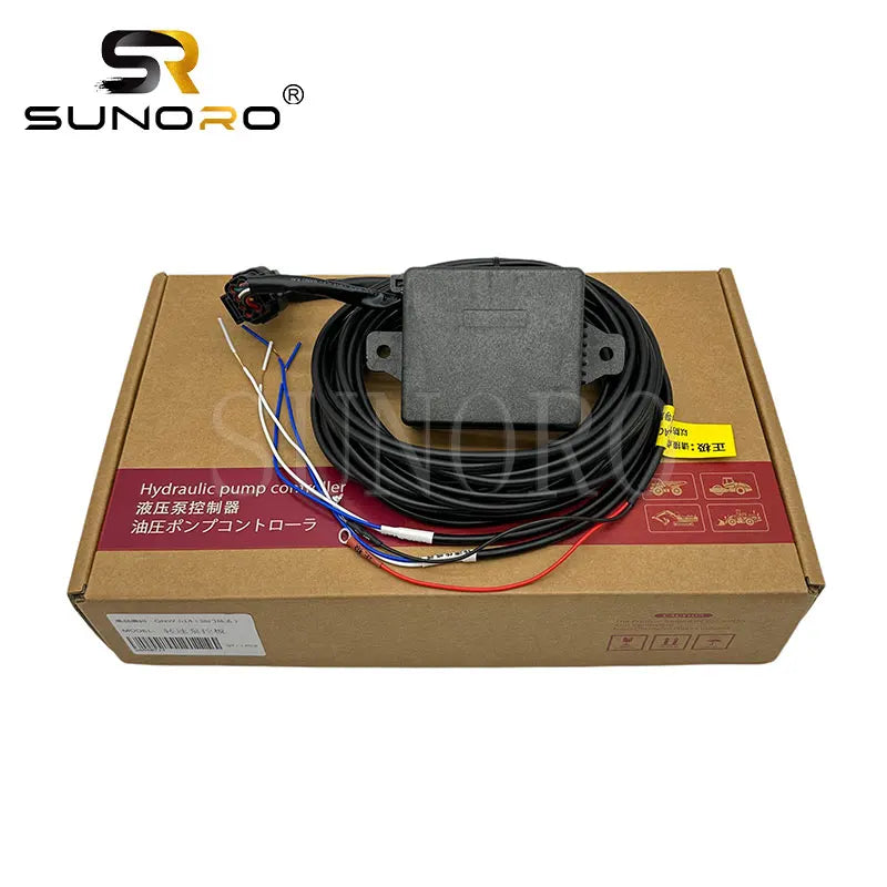 SUNORO Excavator Hydraulic Pump Flow Controller Speed Pump Control Board 24V