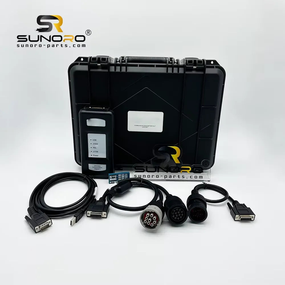 Excavator Diagnostic Tool 27610402 Mechanical Engine Fault Detector Communication Adapter Equipped With CF53 Laptop