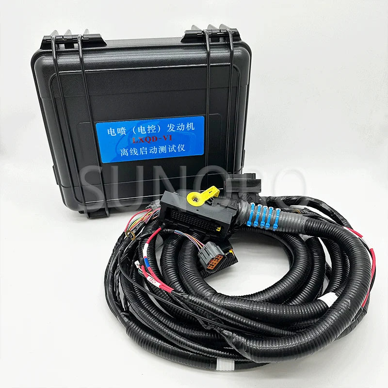 EFI Diesel Engine Starter for Test Tool Box 12TON-65TON for Excavator Generator Bus Truck Marine-Construction Machinery Parts