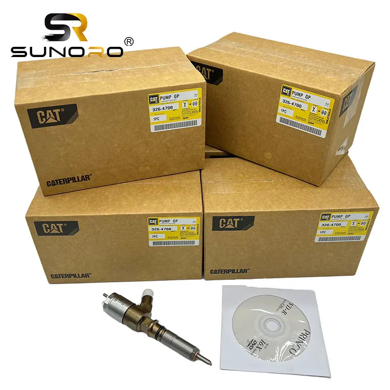 SUNORO 20D Diesel Common Rail Fuel Injectors 10R-7672 320-0680 for  C4.4 C6.6 Engine PERKINS 2645A747