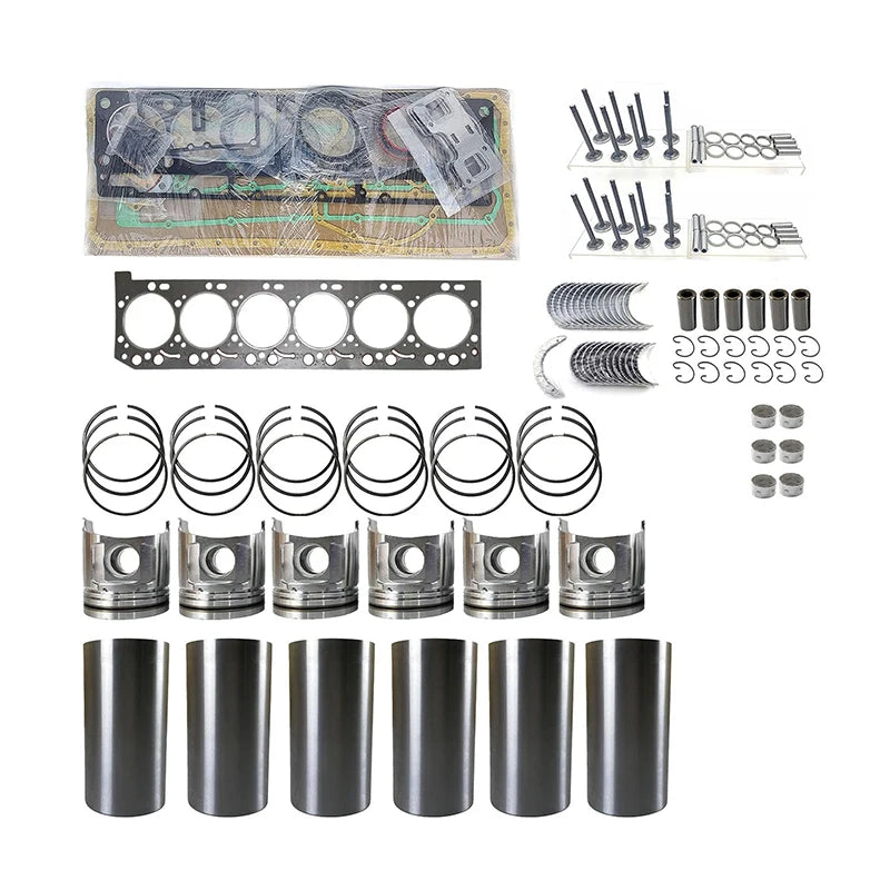 For Komatsu SAA6D114E-3 Engine Excavator Overhaul Rebuild Kit for PC300-7 PC300-8 PC340-6 PC350-7 Construction Machinery Parts