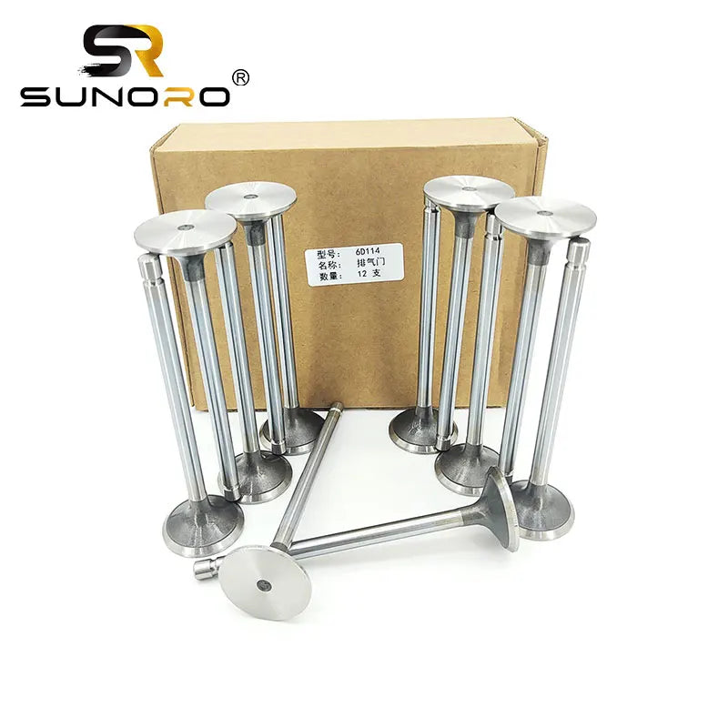 SUNORO Excavator Parts Komatsu 6D114 Engine Intake Exhaust Valve 6745-41-4160 6745-41-4150 6745-41-4140