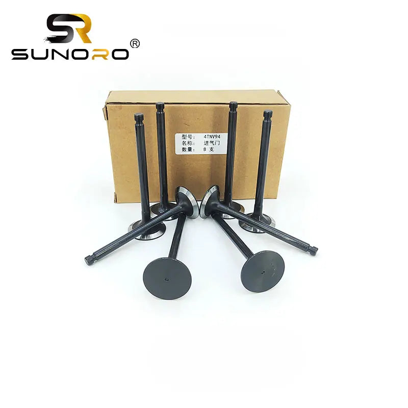 High Quality Diesel Engine 129907-11100 Inlet Exhaust Valves 4TNV94 4TNV98 for YANMAR Excavator Rebuild Set
