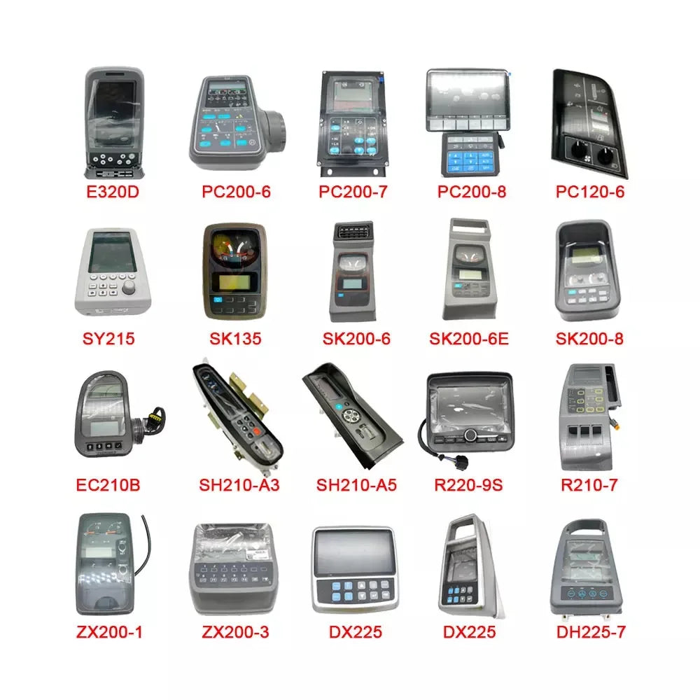 Excavator Electric Parts for Ko-matzu CATE Hi-tach Zaxis SK SH EC DX Robex Excavator Engine ECU Harness Monitor Controller