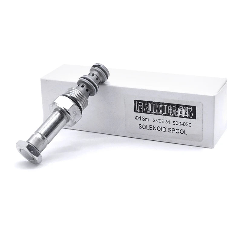 SUNORO Excavator Solenoid Valve Core SV08-30 SV08-31 for Monoblock Hydraulic Control Pump 13mm