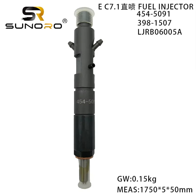 398-1507 3981507 454-5091 LJRB06005A Fuel Injector for Excavator Cat 336D 320D2 C7.1