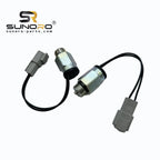 SUNORO Diesel Engine 12V Fuel Shutoff Solenoid 6681512 Shut Off Solenoid 6681512 12V Stop Solenoid Fit for S205