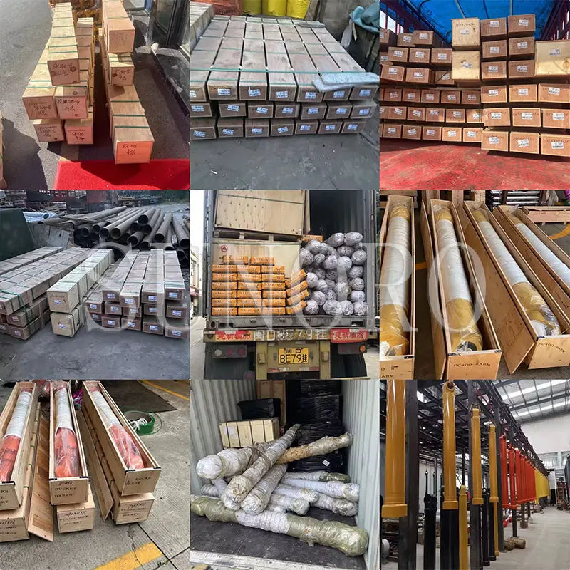 Factory Best Price Piston Hydraulic Cylinder for 50 100 200 300 400 Ton Excavator Arm Boom Bucket
