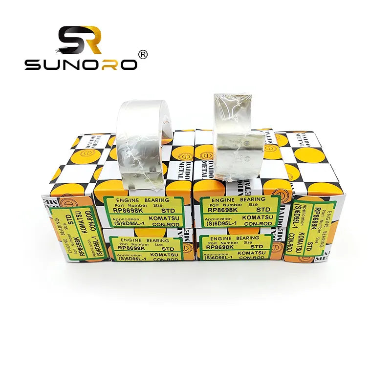 SUNORO Hot Selling Connecting Rod Bearing RP8698K 6204-21-8600 6204-21-8100  Original Auto Engine Parts for S6D95L-1 Engine